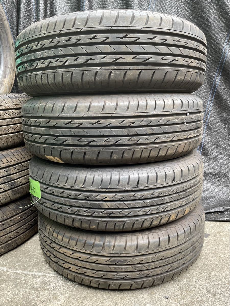 【1526】15インチ★オンロード BRIDGESTONE NEXTRY 185/65R15 88S 2020年製×2本 2019年製×2本 8~9分山 夏用 中古タイヤ 4本拍卖