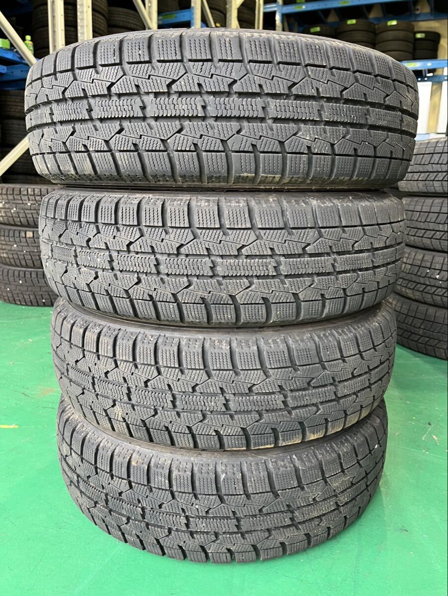 【1545】14インチ スタッドレス TOYO OBSERVE GARIT GIZ 155/65R14 75Q 冬用 2020年製 9分山 中古タイヤ 4本セット拍卖