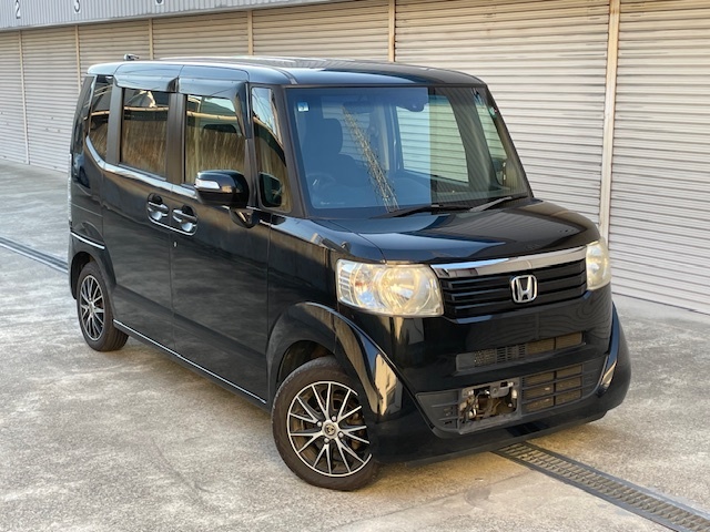 ホンダ NBOX 27年式 中期型 車検令和9年11月迄 修復歴無 両側パワースライドドア スマートキー ナビ TV DVD バックカメラ拍卖