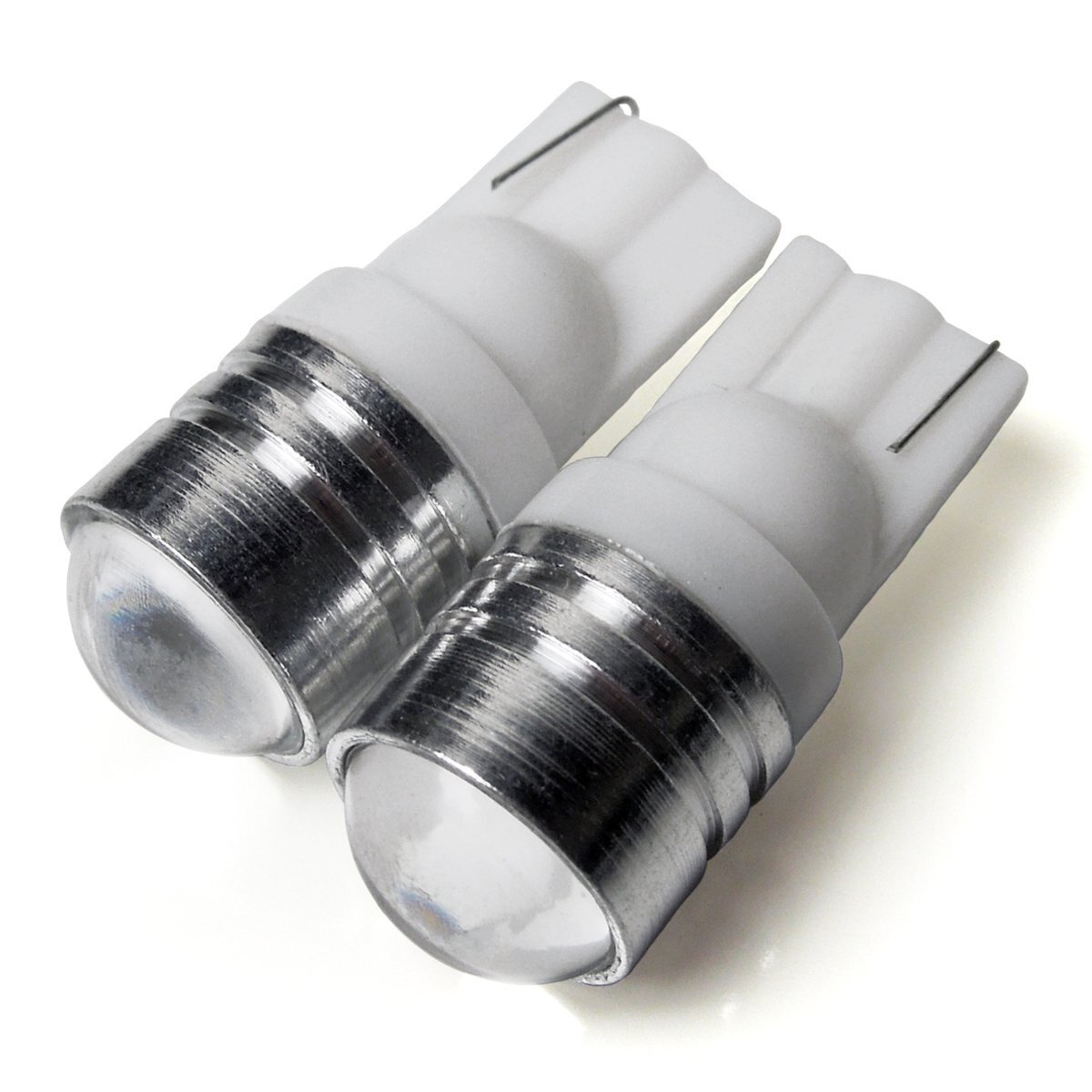 T10 ポジションランプ led バルブ ウェッジ球 ナンバー灯 ライセンスランプ 3W 魚眼レンズ ドーム型 2個セット ホワイト 汎用 外装拍卖