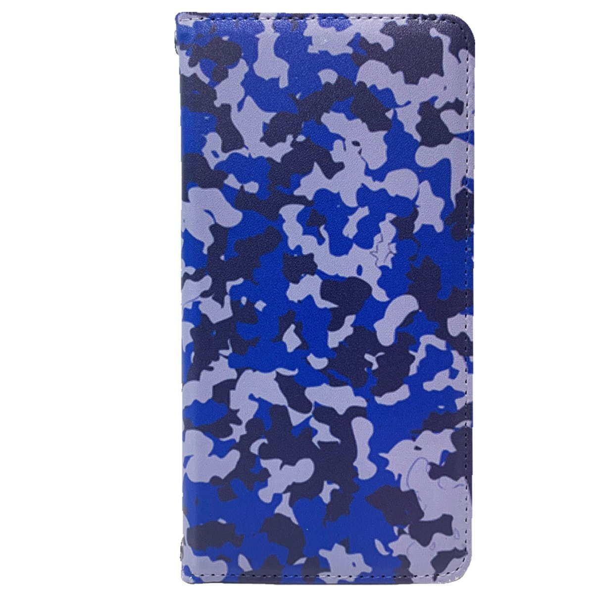 iPhone12ProMax 迷彩ブルー スマホカバー 手帳型 スマホカバー ハードケース 携帯 iPhone ケース アイフォン ケータイ拍卖