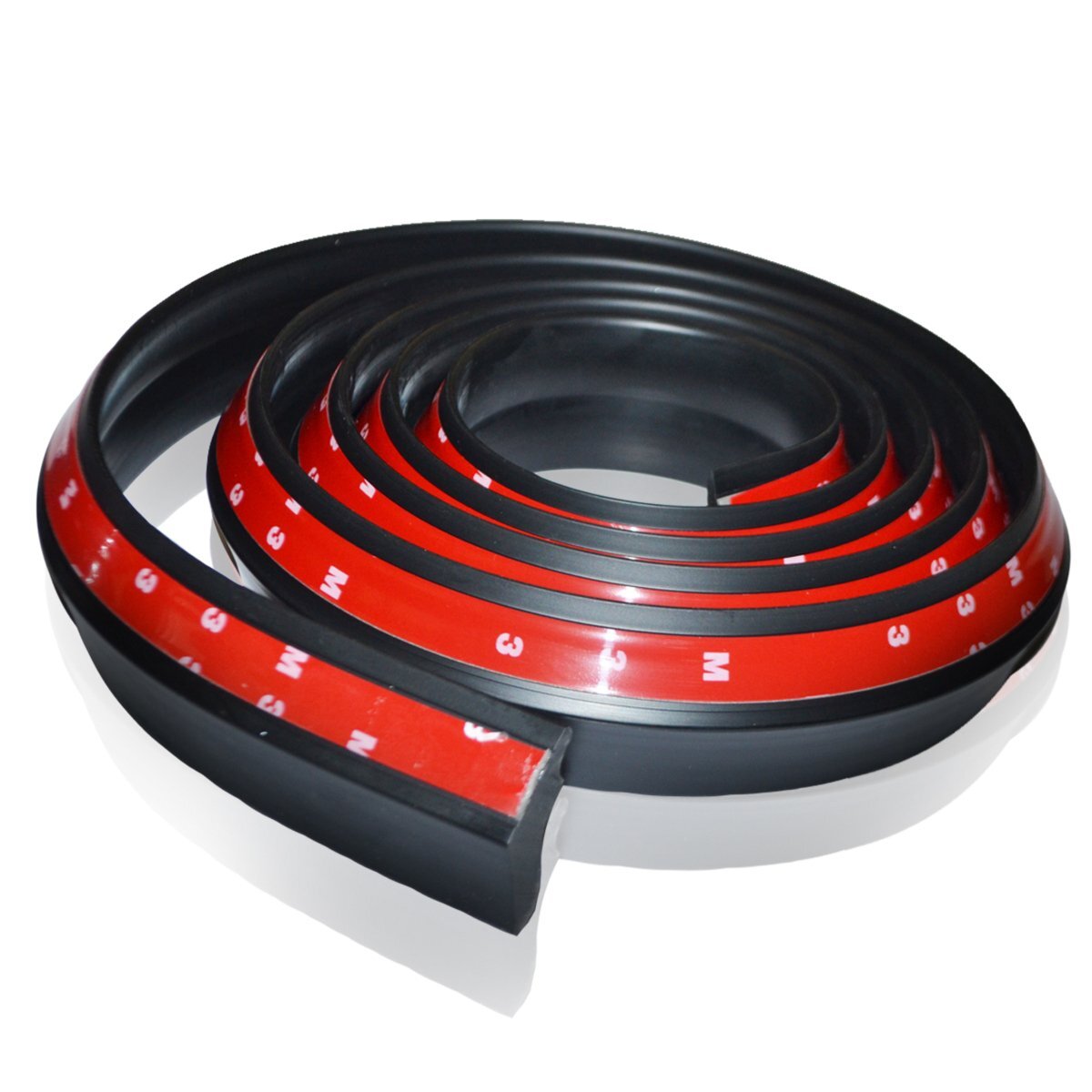 リップ スポイラー 汎用 塗装可能 Aタイプ バンパー ルーフ エアロ フェンダーモール オーバーフェンダー アンダーリップ 2.4M拍卖