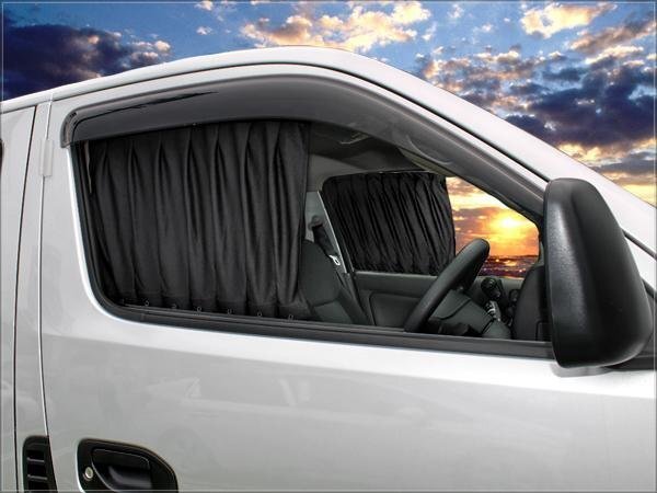 キャラバン NV350 E26 遮光 フロントカーテン 運転席 助手席 黒拍卖