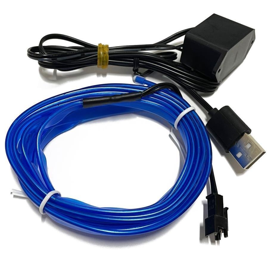 ELワイヤー ネオン テープライト 12V 2M LED ELネオン ネオンチューブテープライト 間接照明 ルームランプ拍卖