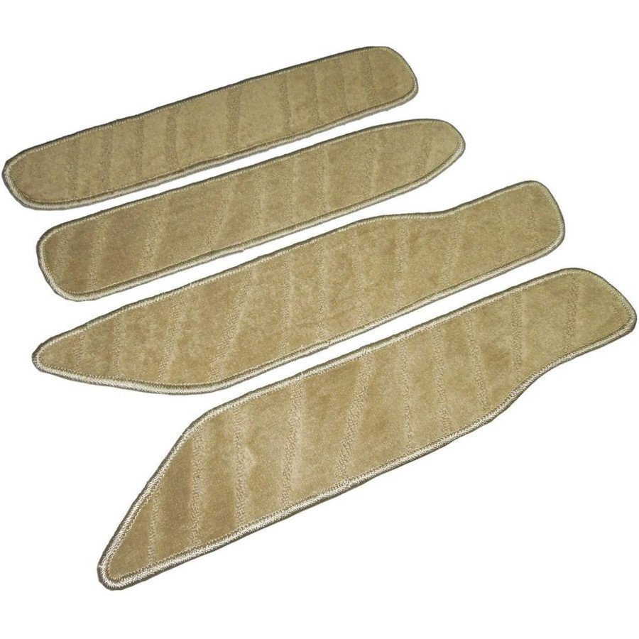 送料無料 ヴェルファイア アルファード 30系 ステップマット 運転席 助手席 2列目 ステップガード エントランス カーマット 4P ベージュ拍卖