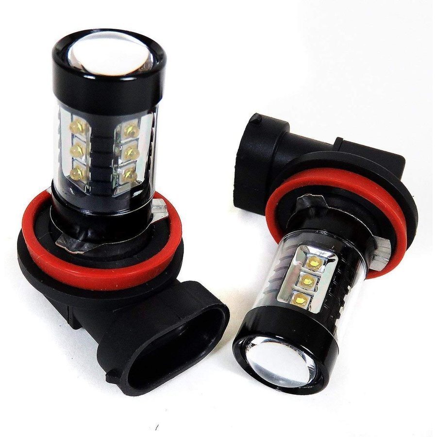 H16 80W フォグランプ LED ホワイト 2個 バルブ 純正交換 後付け osram製拍卖