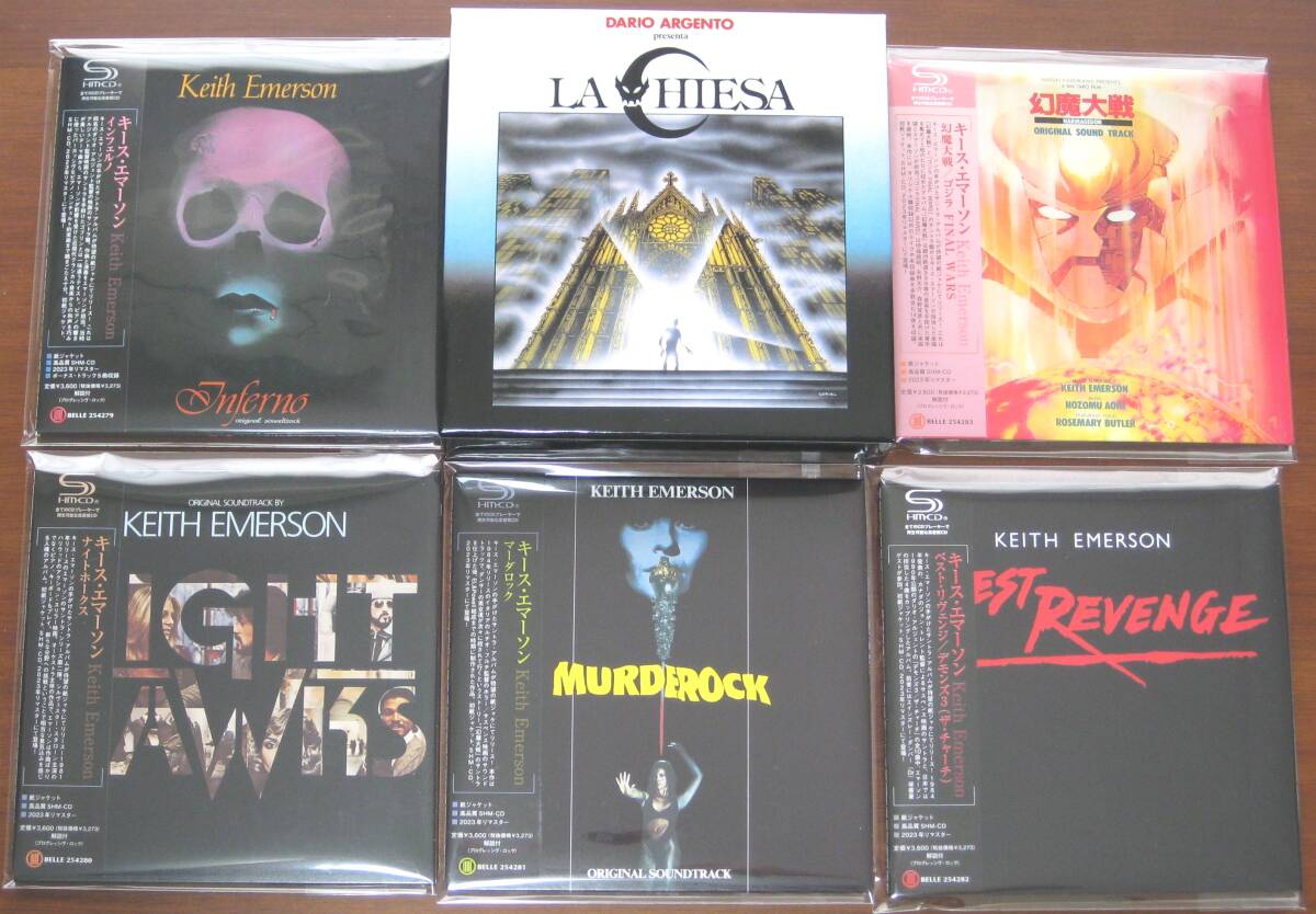 ☆ KEITH EMERSON キース・エマーソン/ 5作品+収納ボックス 2025年発売 紙ジャケ リマスター SHM-CD 国内帯有拍卖