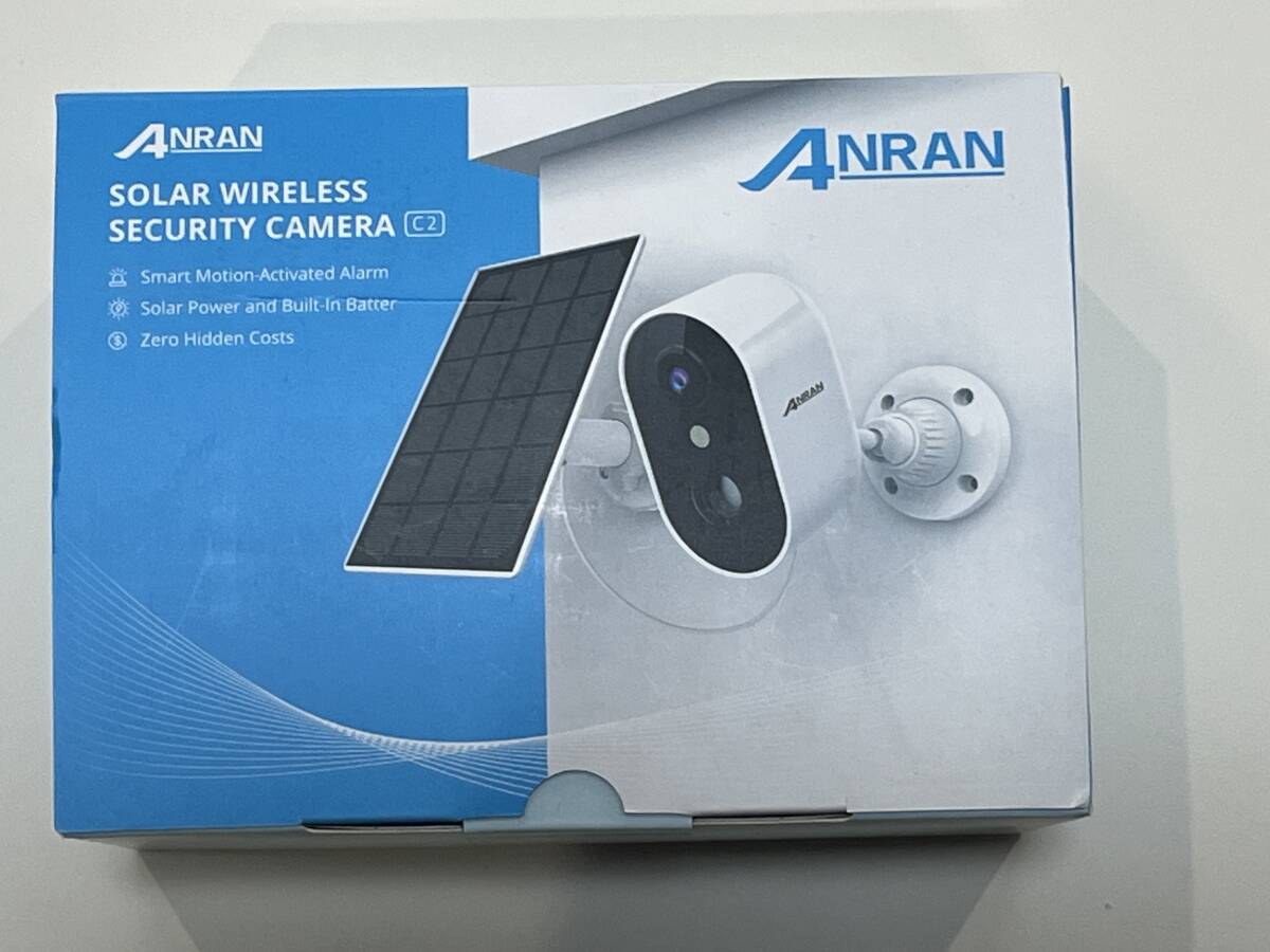 ANRAN C2 防犯カメラ ペットカメラ 室内 室外 太陽光パネル WiFi ソーラー ワイヤレス 500万画素拍卖