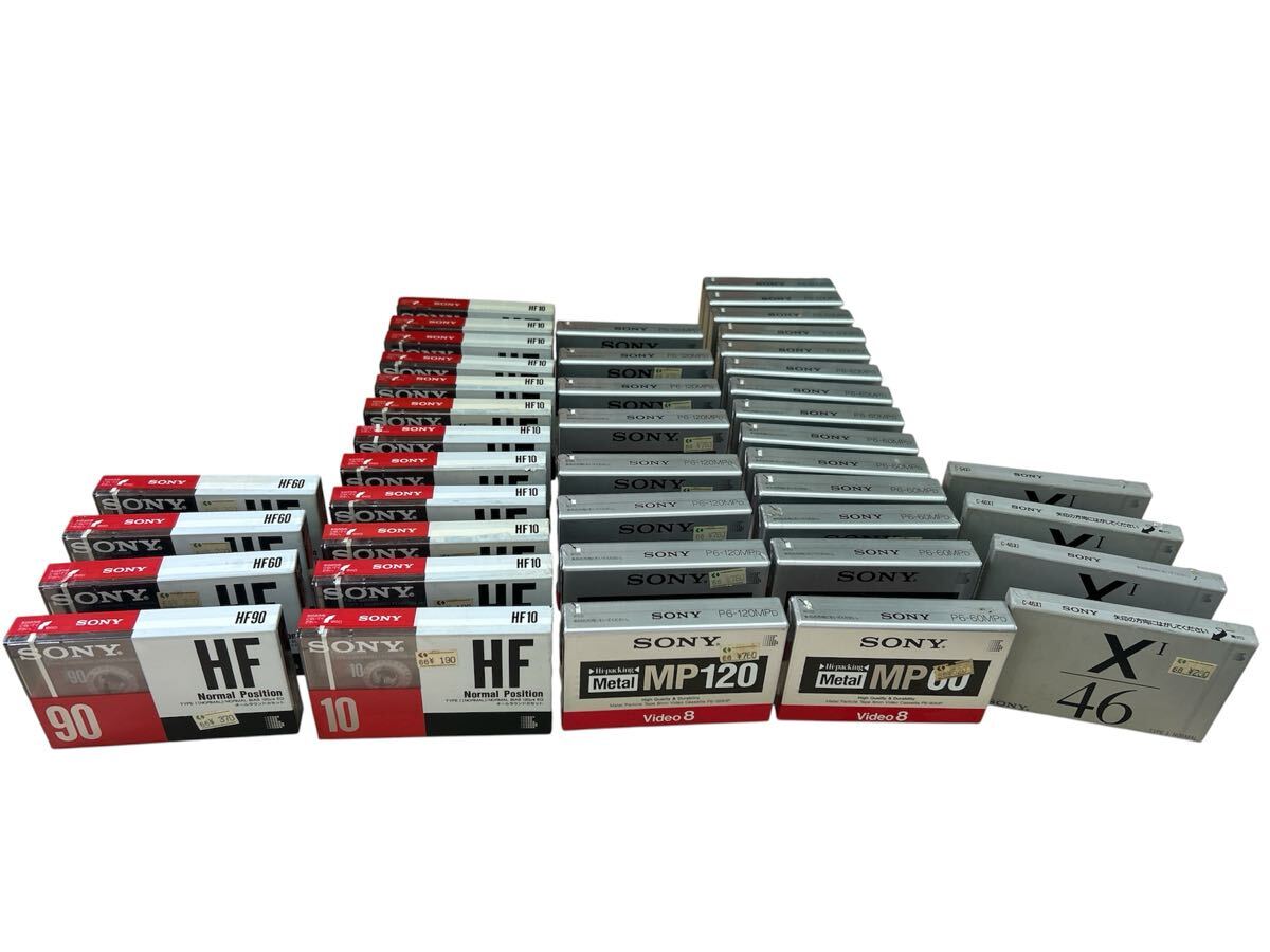 カセットテープ 未開封 まとめ売り SONY ソニー Metal P6-120MPd ノーマル 10 60 90 C-46X1 C-54X1 HF Normal Position (1009a21)拍卖