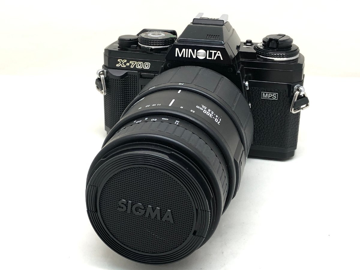 MINOLTA X-700 / SIGMA 70-300mm 1:4-5.6 DL 一眼レフカメラ ジャンク 中古【UW100759】●拍卖