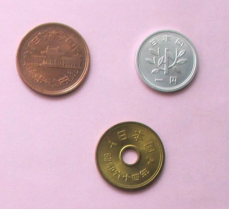 【p】昭和64年(1989年)発行/硬貨 1円・5円・10円(3種類)セット 希少 昭和の終りに~~拍卖
