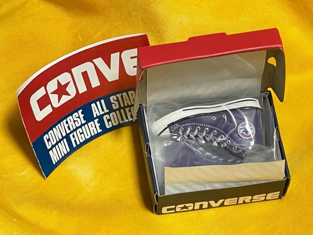 送料込◆即決◆ガチャ◆コンバース【CONVERSE ALL STAR HI & WEAPON HI MINI FIGURE COLLECTION◇ALL STAR HI グレープ】中袋未開封品拍卖