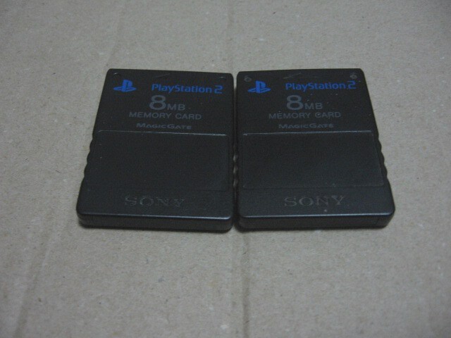 PS2 8MB メモリーカード 2点セット SCPH-10020 SONY プレイステーション2拍卖
