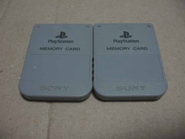 PS メモリーカード 2点セット SCPH-1020 SONY プレイステーション拍卖