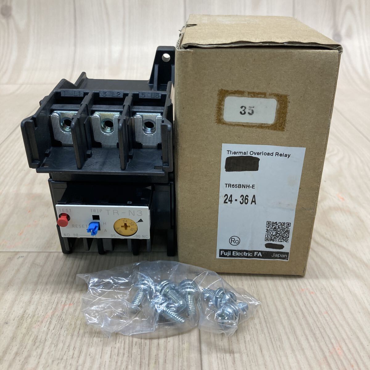 N894 SD-251017-1498 富士電機FA 標準形サーマルリレー TR-N3 TR65BN 24〜36A 熱動形保護継電器拍卖