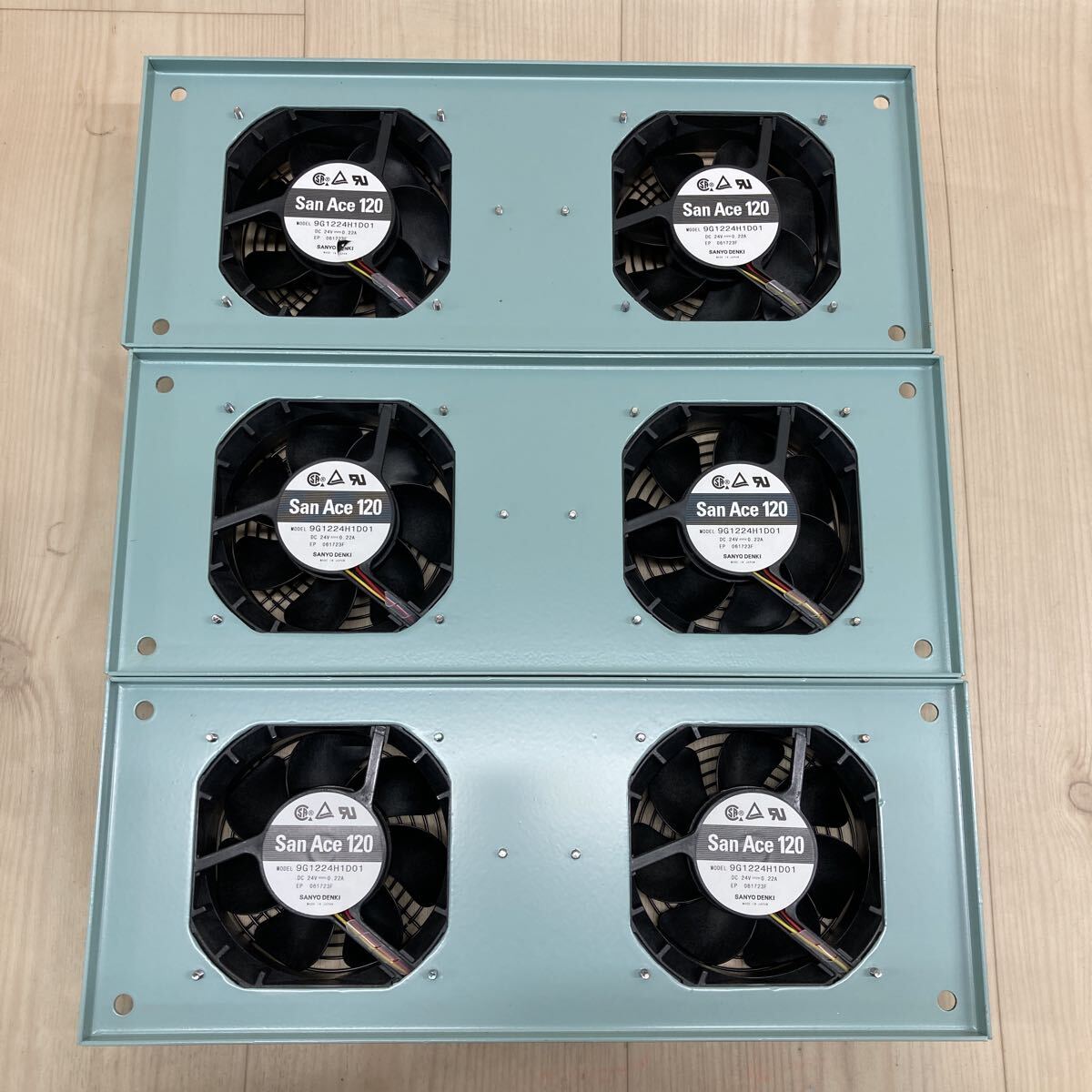 N902 SD-251017-1747 SANYO DENKI 山洋電気製 冷却ファン DCファン San Ace 120 MODEL 9G1224H1D01 3点 まとめセット拍卖