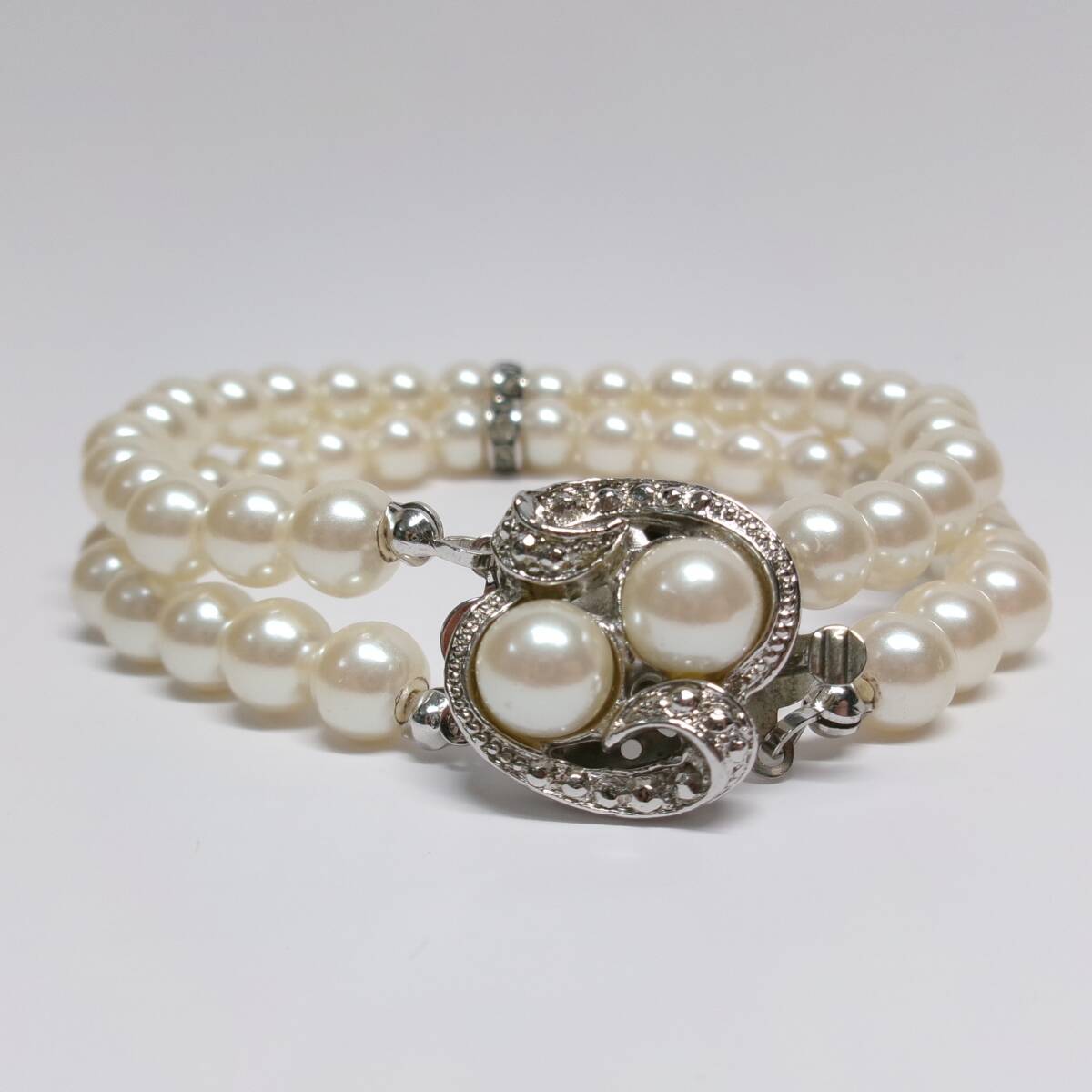 フェイクパール ブレスレット 19cm 大網てんとう虫 2461拍卖