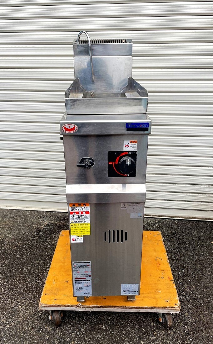 ●AA-11 業務用 マルゼン 3テボゆで麺機 MRY-03 2017年製 都市ガス13A W260xD700xH1010 店舗用品 厨房 中古拍卖