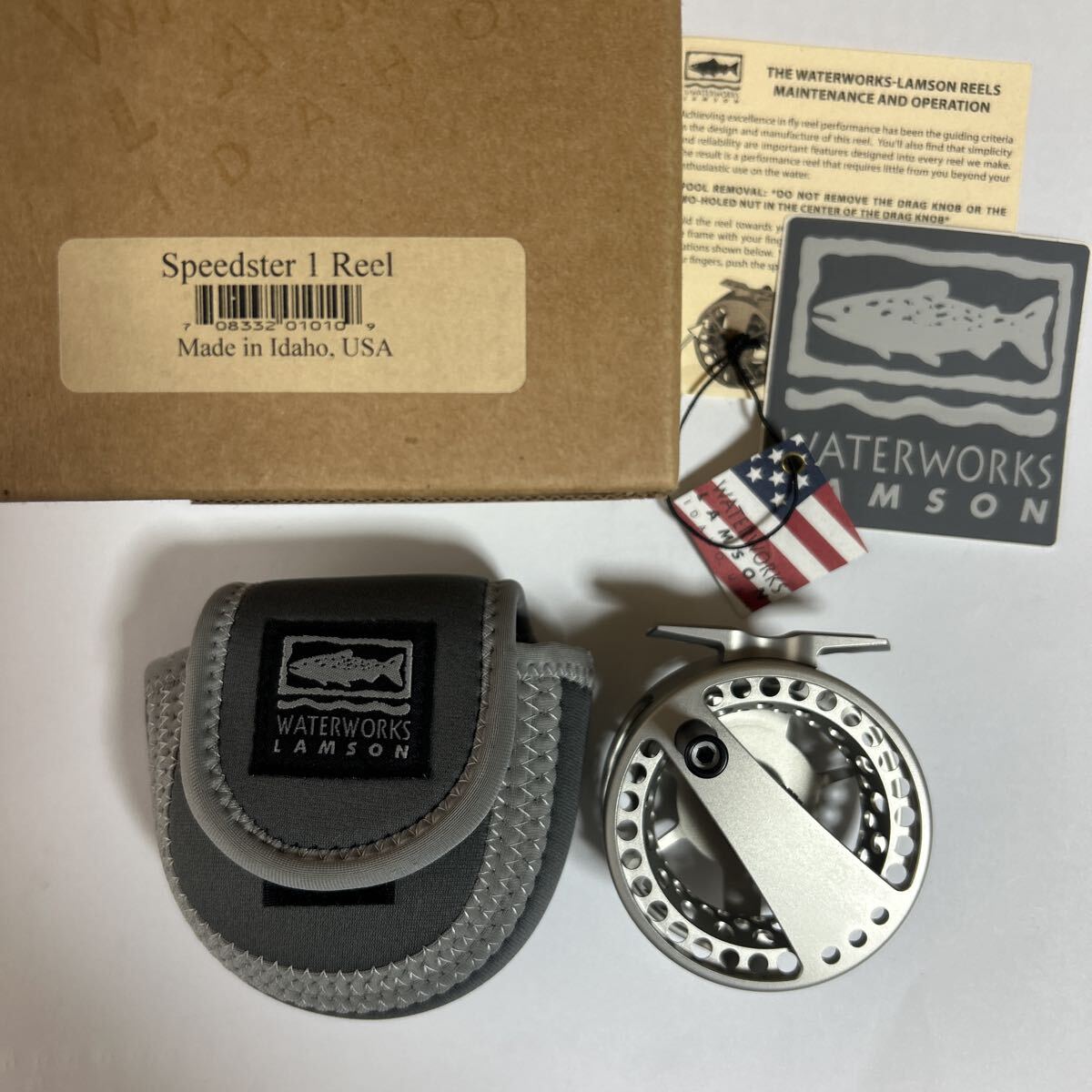 WATERWORKS ラムソン LAMSON Speedster 1フライリール新品未使用拍卖