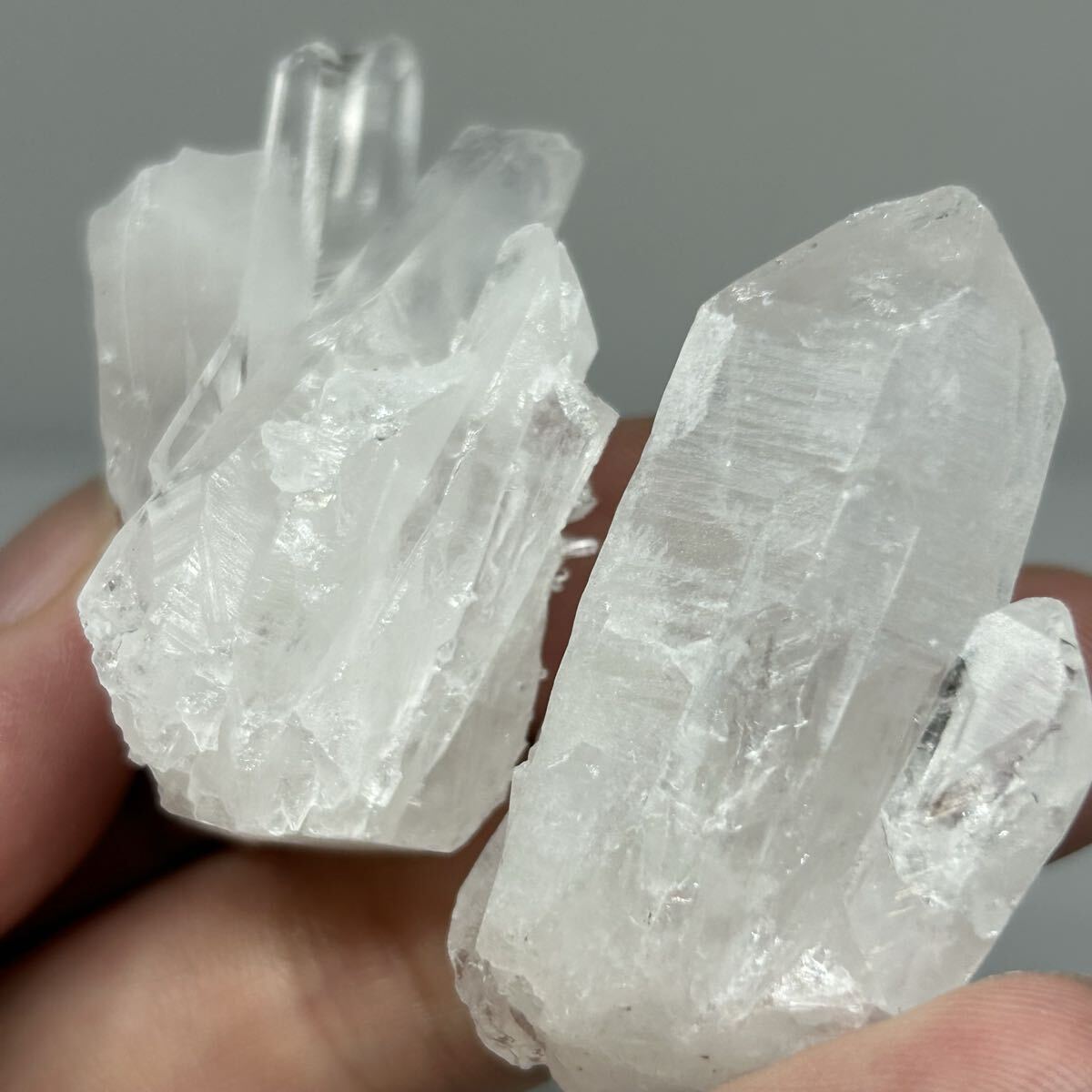 487 天然石 水晶クラスター 2点拍卖