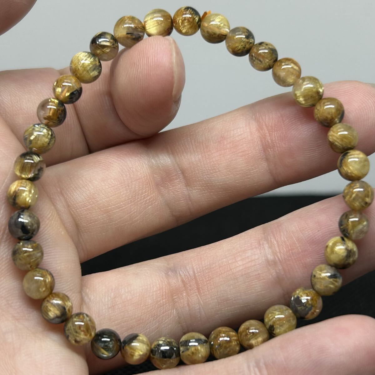 ゴールド タイチン ルチル クォーツ ヘマタイト 196拍卖