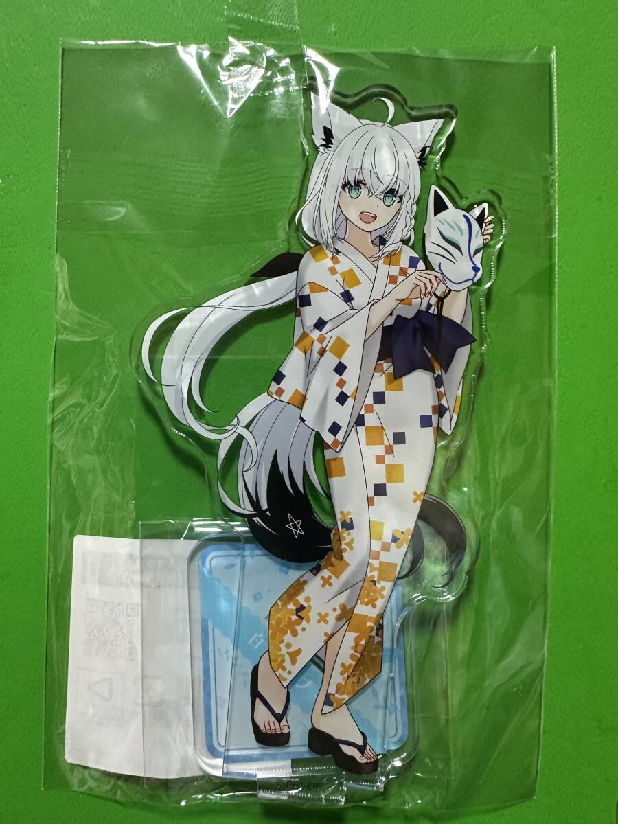 holive x 極楽湯 6弾 フラライフ アクリルスタンド 浴衣ver. 白上フブキ A拍卖