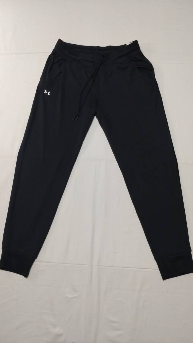 UNDER ARMOUR アンダーアーマー トレーニング ジャージ ロングパンツ size L ブラック 黒 美品 1376390拍卖