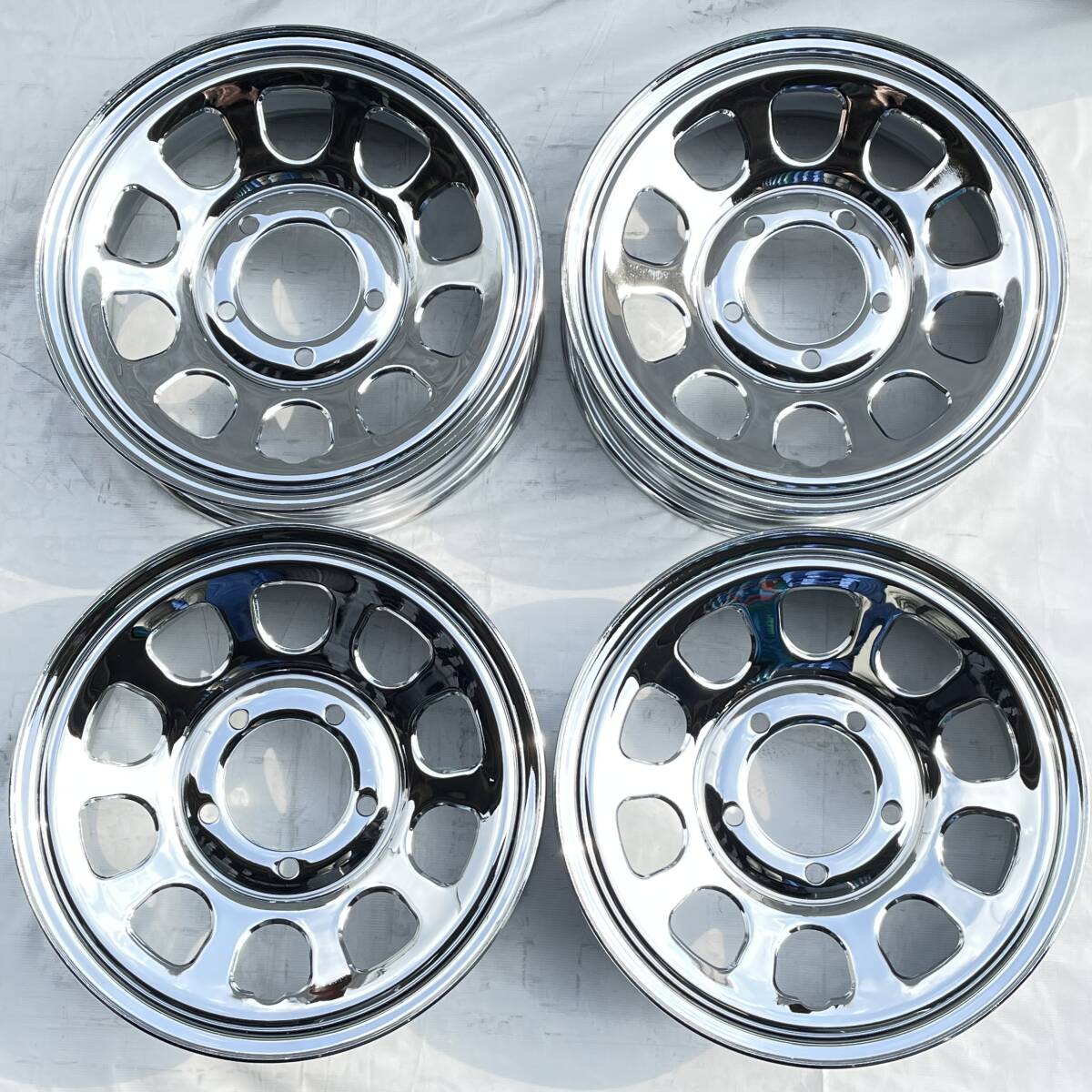 デイトナ G2 クローム 16-5.5J 5H139.7 +22 ホイール4本セット ジムニー JB64W JB23W アウトレット品 01-2433拍卖
