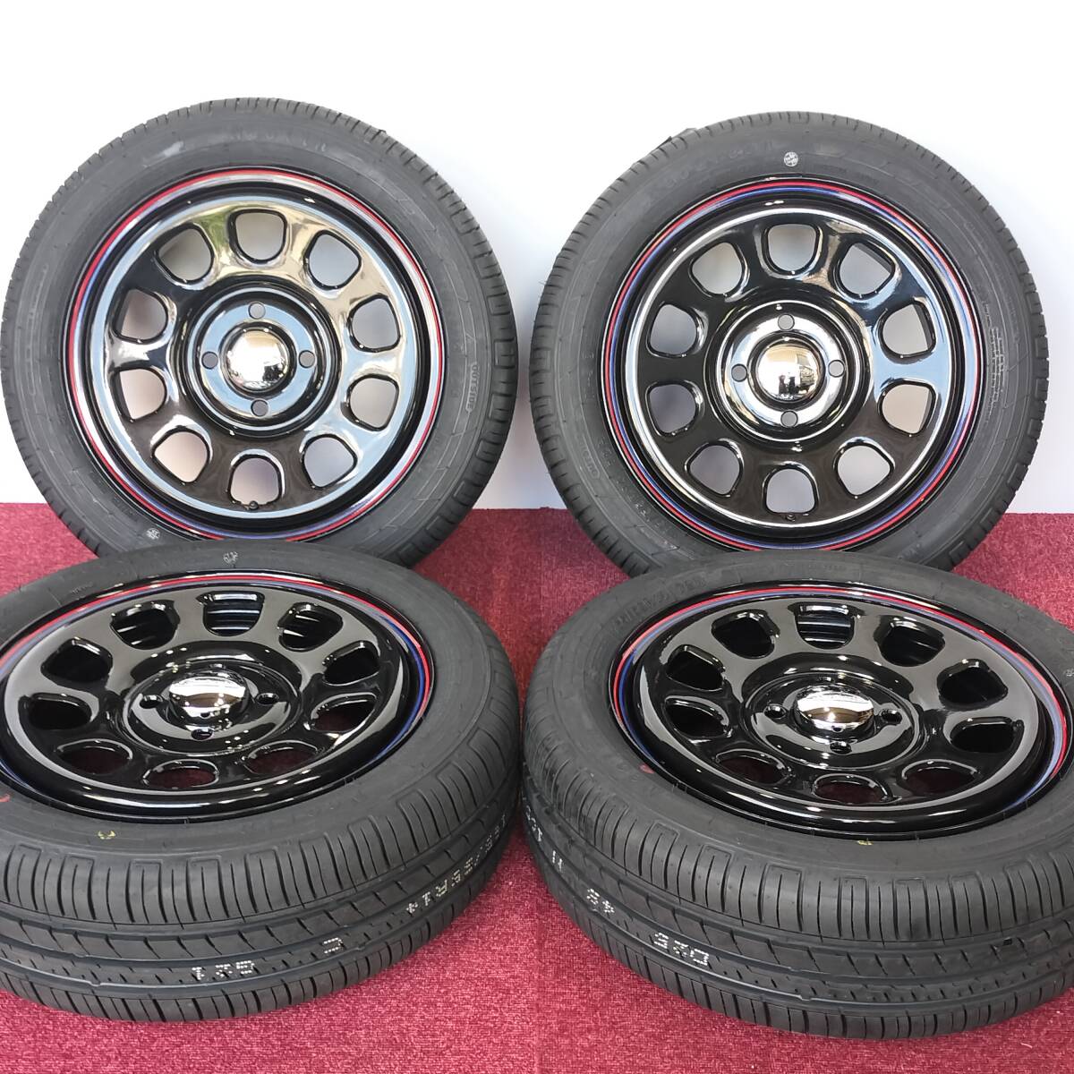 デイトナ G2 ブラック 14-5.0J 4H100 +42 165/55R14 ライフ ルークス ekワゴン ラパン パレット ワゴンR エッセ ミラジーノ 01-2425S拍卖