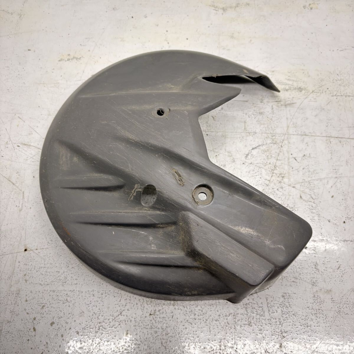01613 スズキ RM250 ディスクカバー ディスクガード ディスクローターカバー モトクロス パーツ 当時物拍卖