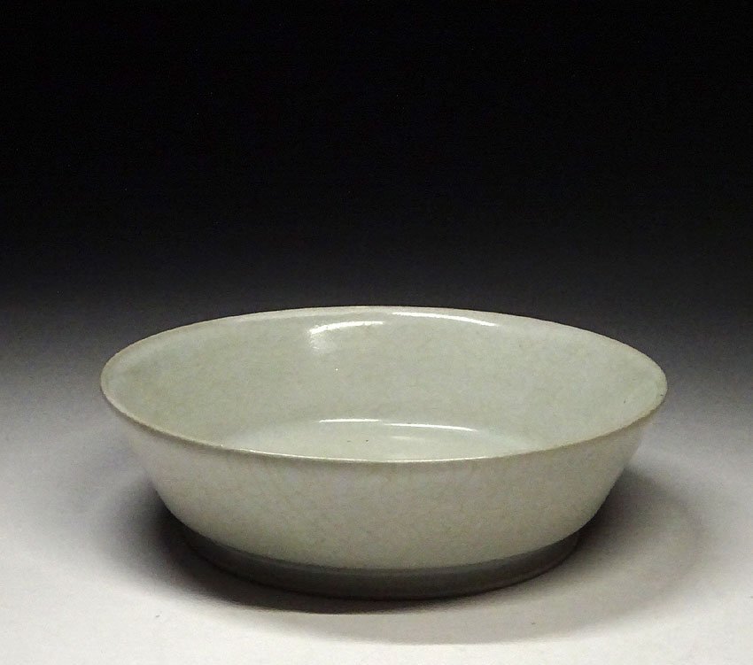 緑屋h■ 中国古玩 汝窯 青磁 水盂 水孟 筆洗 唐物 時代物 i9/10-6193/29-7#60拍卖