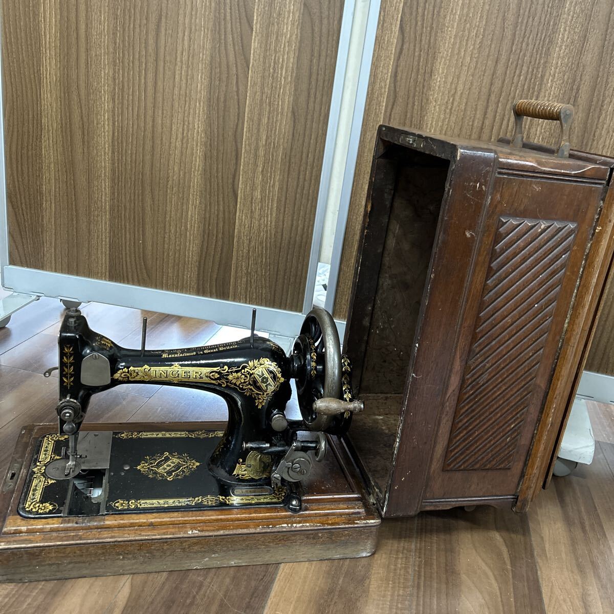 アンティーク SINGER アンティークミシン ヴィンテージ ジャンク ミシン102200r拍卖