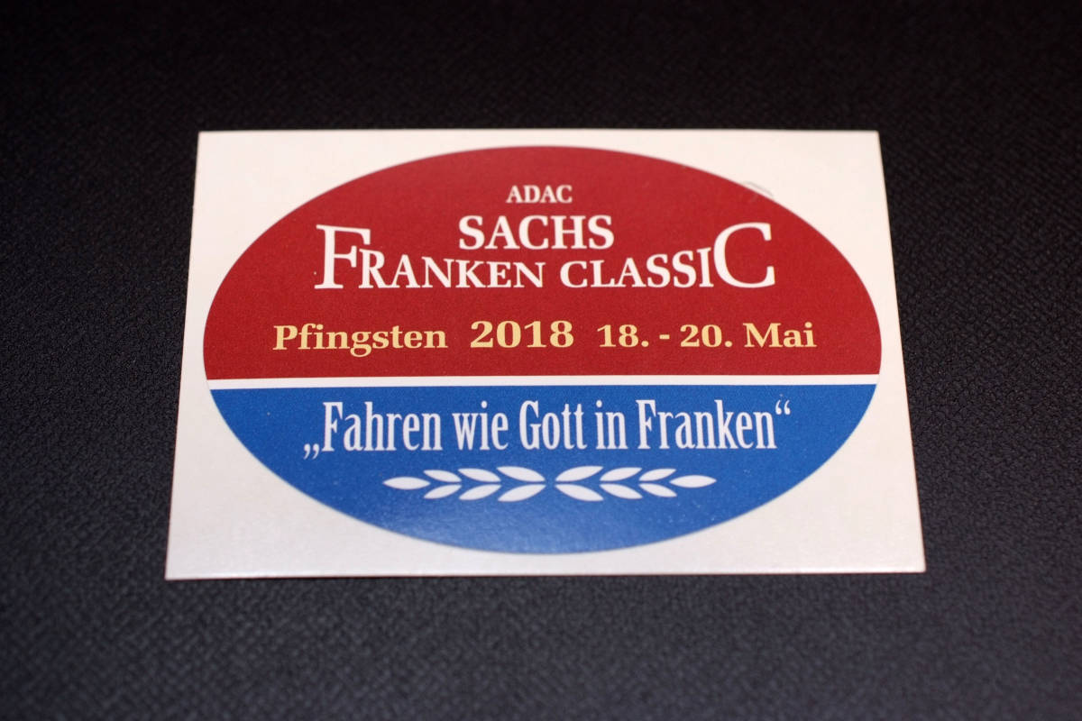 ◎ ADAC Euro ステッカー SACHS FRABKEN CLASSIC 小 70×47mm ocitye 車外 防水 ガラス ウィンド メルセデスベンツ ポルシェ BMW AUDI VW拍卖