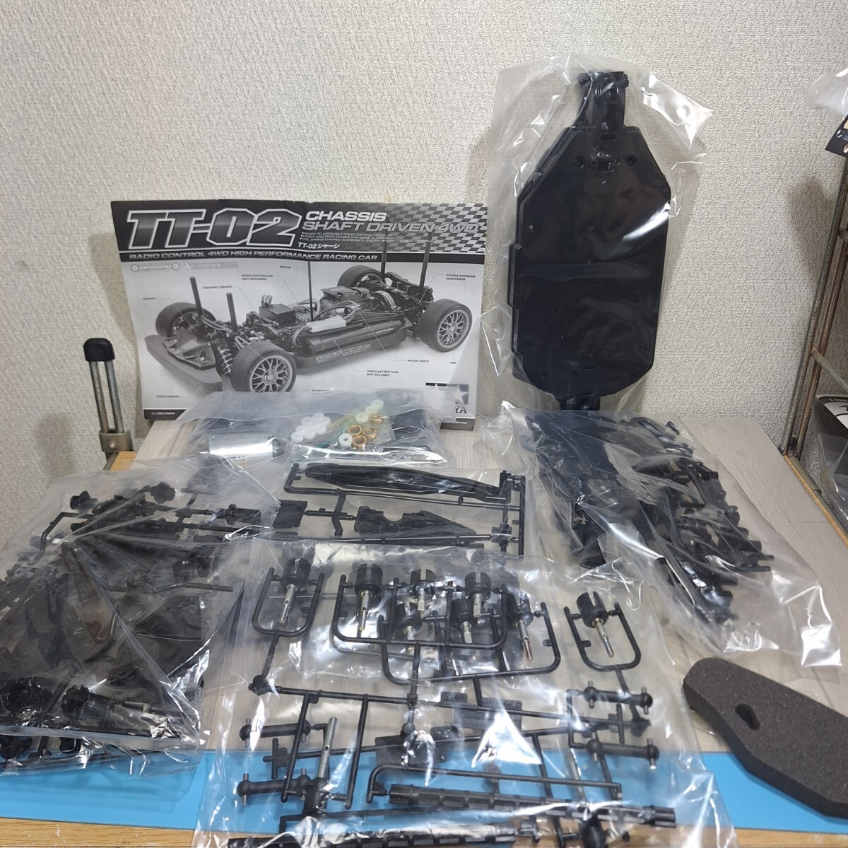 未使用 タミヤ 1/10 TT02 シャーシセット、 未組立 TAMIYA RC 拍卖