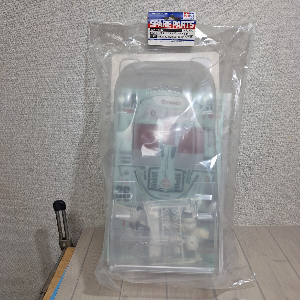 タミヤ SP-1486 1/12 RC トヨタ トムス 84C スペアボディセット 未使用 TAMIYA RC ラジコン ボディ RM-01 拍卖