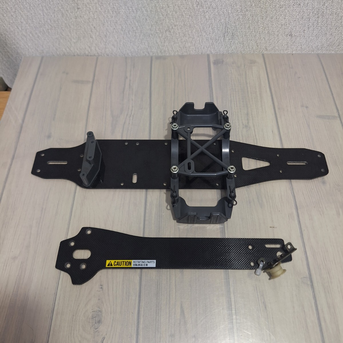 タミヤ TA03F FRP ダブルデッキシャーシ 中古 TAMIYA RC TA03 オプションパーツ拍卖