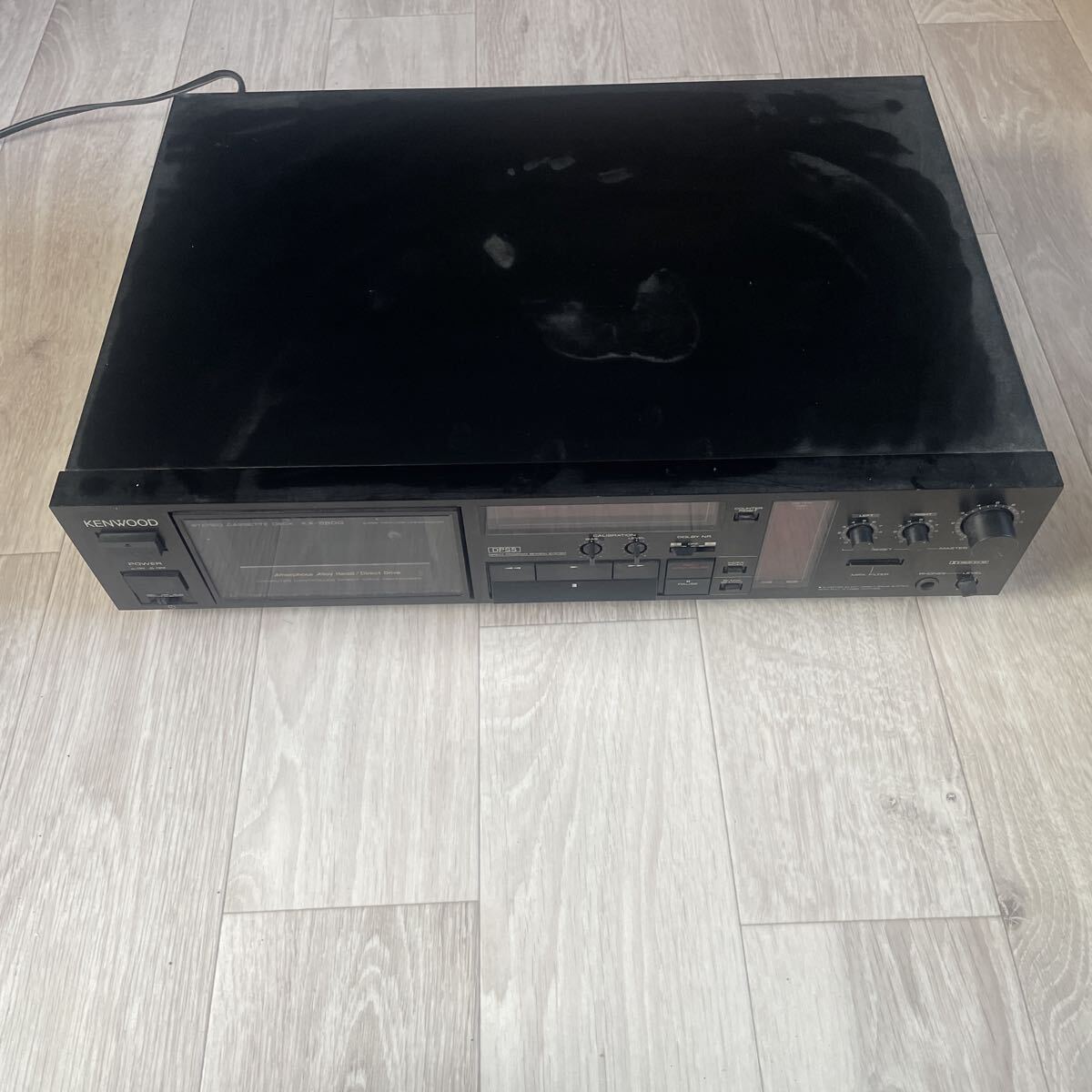 (KENWOOD ケンウッド カセットデッキ KX-880G 通電確認のみ)拍卖