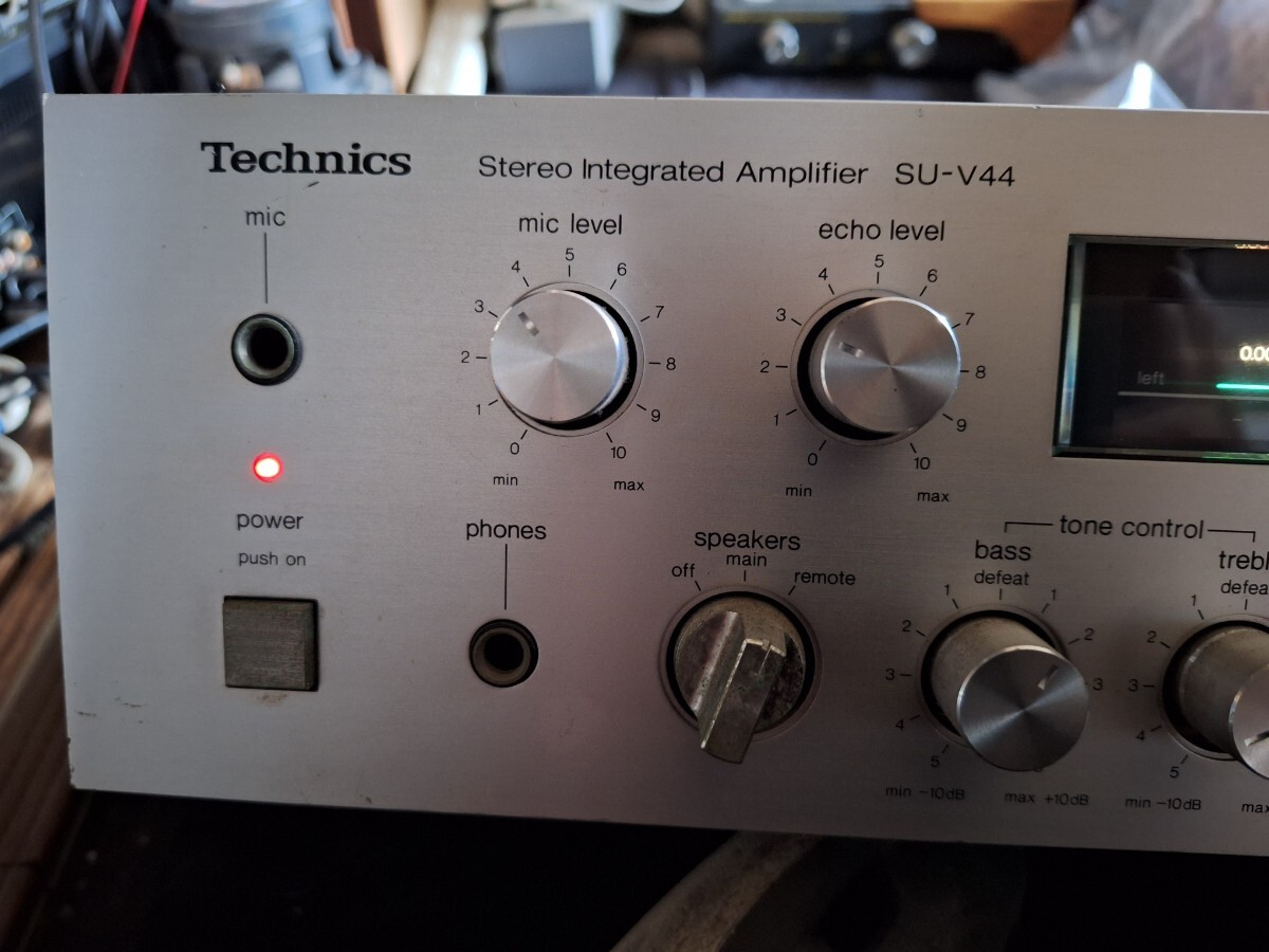 Technics テクニクス プリメインアンプ SU-V44 中古 ジャンク品  オーディオ機器拍卖
