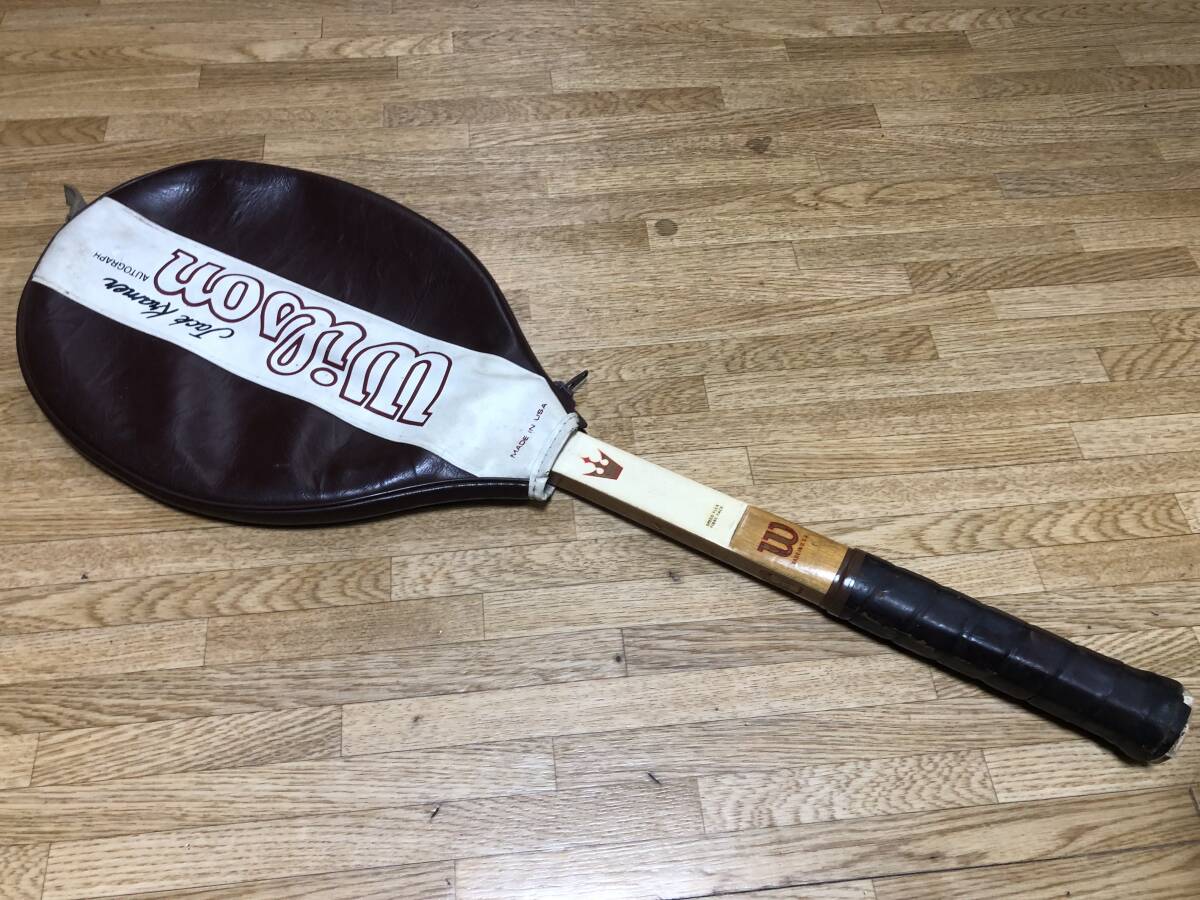 ★匿名配送 長期保管品 木製テニスラケット ウィルソン Wilson Jack Kramer 中古品 拍卖