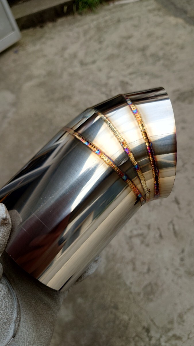 マフラーカッター ドルフィンテール 115φ 内径111φ ワンオフ テールエンド拍卖