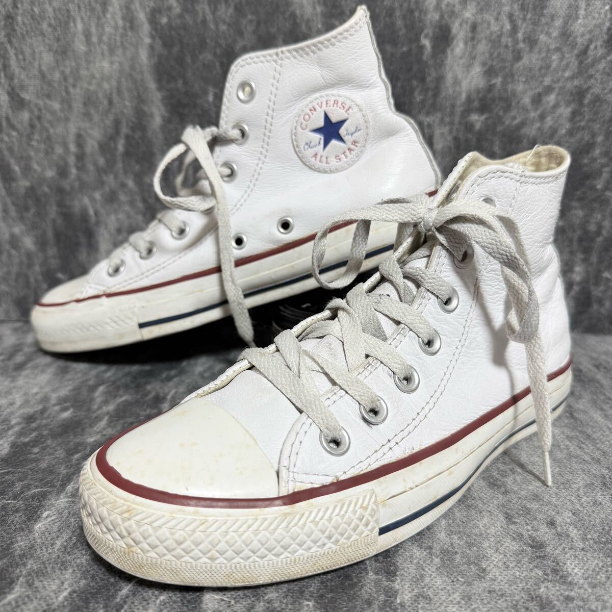 CONVERSE コンバース ALL STAR オールスター ハイカットスニーカー レザースニーカー カジュアルスニーカー 23.0cm *EP拍卖
