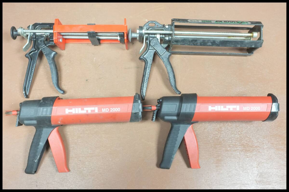 アンカーディスペンサーコーキングガン ヒルティ HILTI MD2000 ×2点 / ARALDITE 2000 / 旭化成 EA-500拍卖