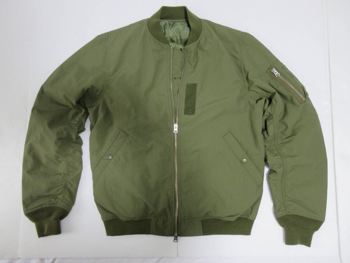 希少 ALPHA INDUSTRIES オッシュマンズ 別注 アルファインダストリーズ MA-1 カーキ サイズ L アメカジ ミリタリー拍卖