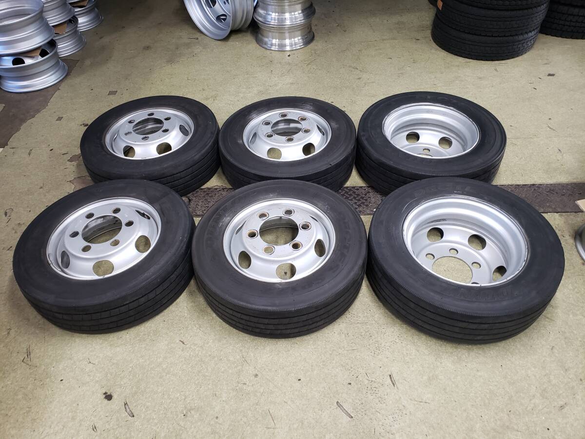 DUNLOP DECTES SP122 ラジアル 215/70R17.5 123/121J DM2K17.5×6.00 127-9 6本SET!! 条件付き送料無料!!拍卖