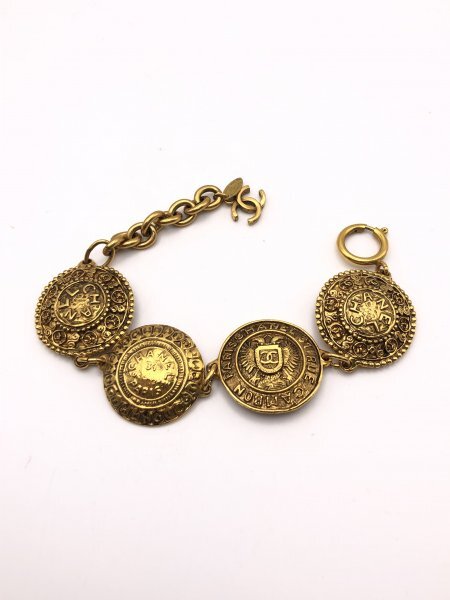 【2-24-07】CHANEL シャネル 31 ココマーク ブレスレット アクセサリー ロゴ ラウンド拍卖