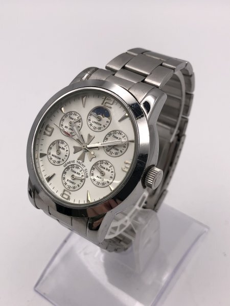 【2-32-13】稼働品 GENEVE YACHT CLUB ジュネーブヨットクラブ 自動巻き スモセコ 裏蓋スケルトン 腕時計拍卖
