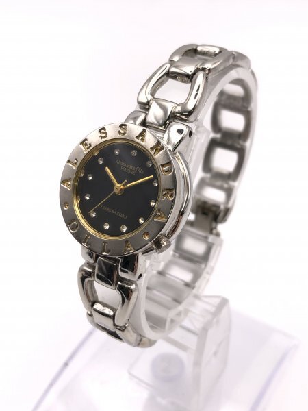 【4-20-09】ALESSANDRA OLLA アレッサンドラ オーラ クォーツ QZ 3針 ラウンド 腕時計 AO-201拍卖