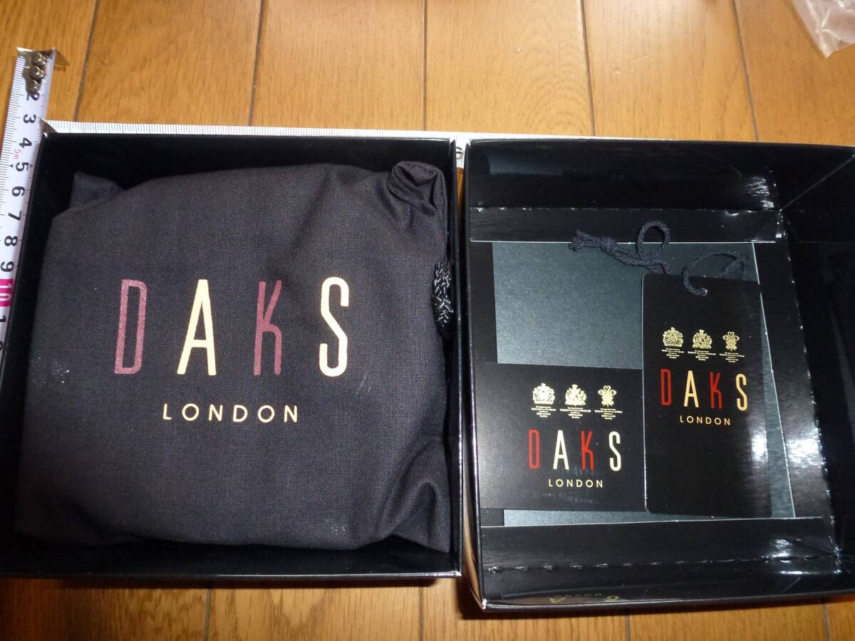 P1 新品未使用タグ付き DAKS/ダックス ベルト レザー 本革 黒拍卖