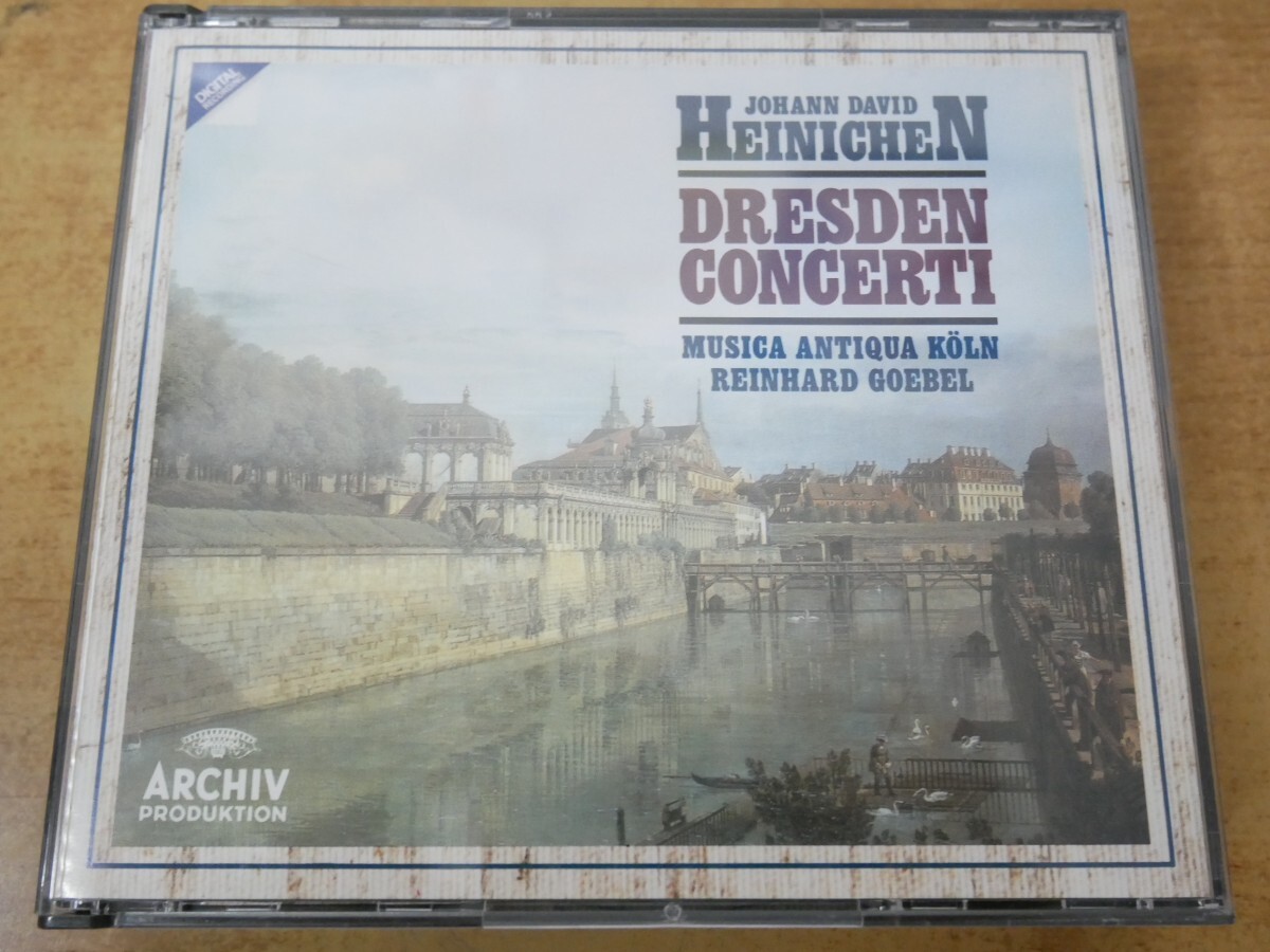 CDn-1203<2枚組>Johann David Heinichen / Musica Antiqua Koln, Reinhard Goebel Dresden Concerti拍卖