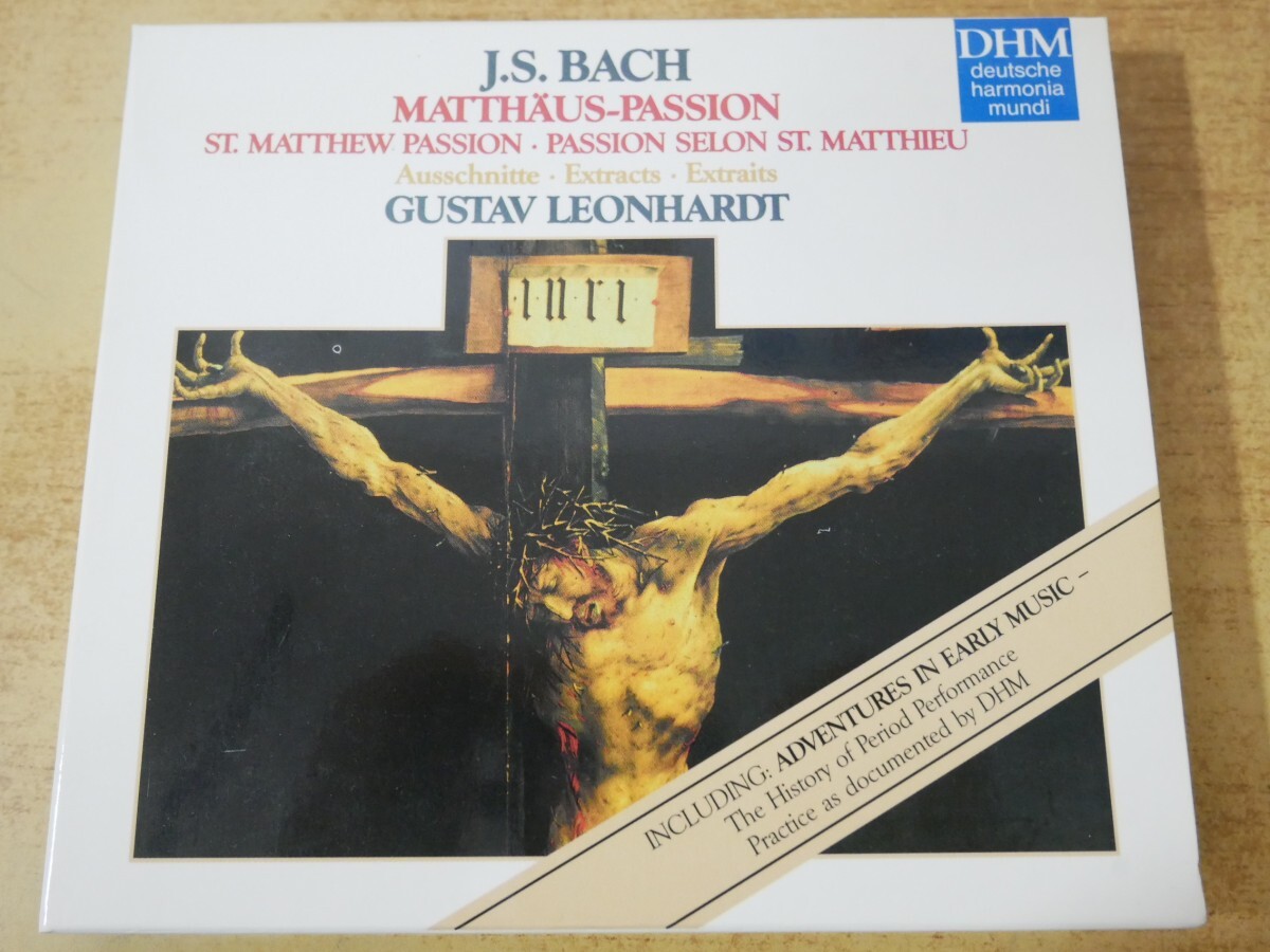 CDn-1627 J. S. Bach- G. Leonhardt, Tolzer Knabenchor, La Petite Bande / Matthus-Passion - Ausschnitte拍卖
